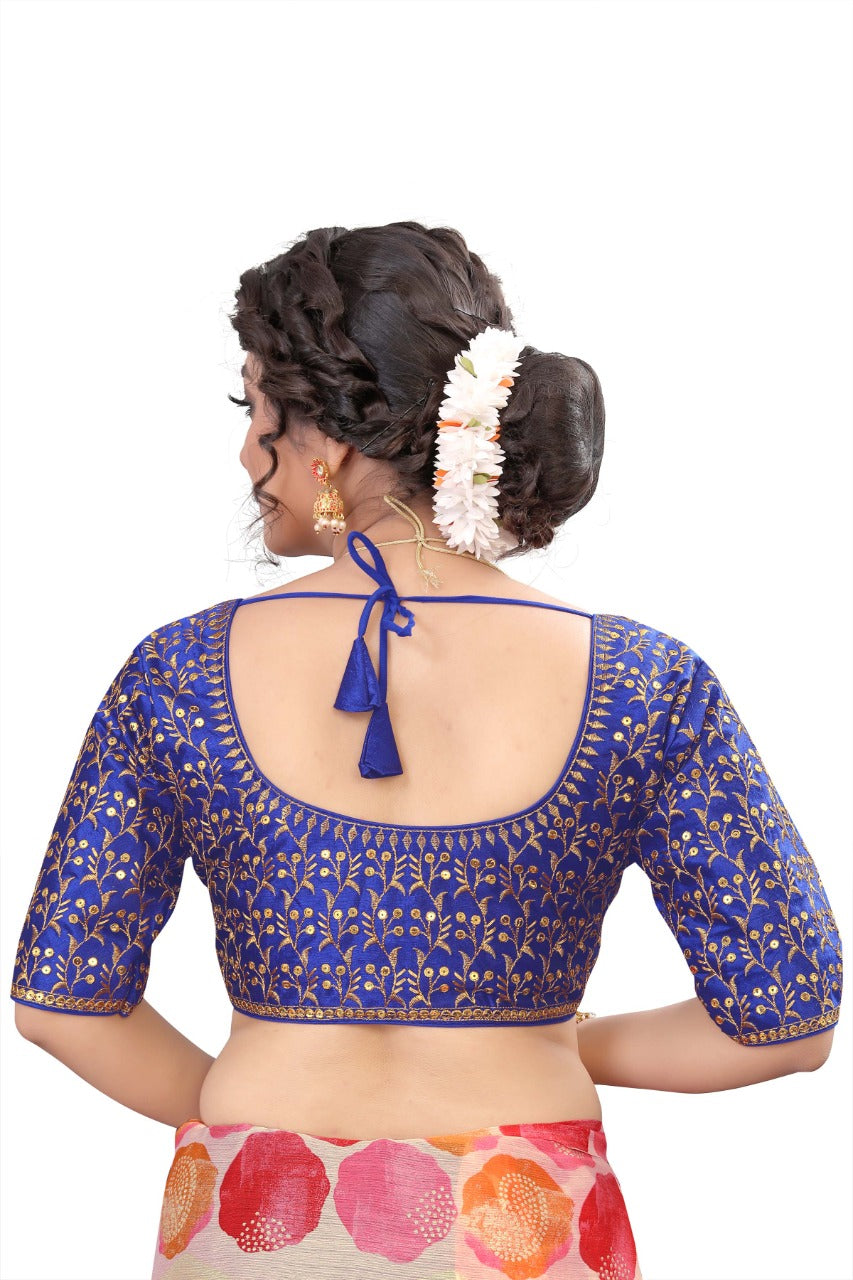 MK Women's Phantom Stitched with 3/4 Sleeve (Half Sleeves) with Hook for Casual Party & Festive Wedding for Women's & Ladies Pack of 1.