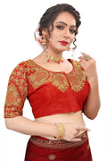 MK Women's Phantom Stitched with 3/4 Sleeve (Half Sleeves) with Hook for Casual Party & Festive Wedding for Women's & Ladies Pack of 1.