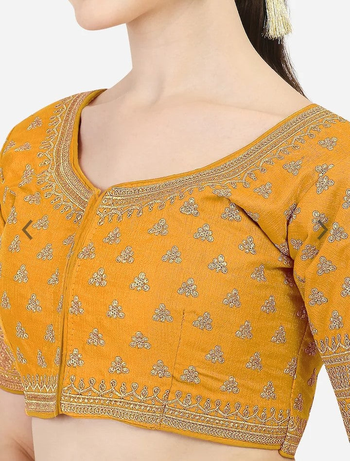 MK Women's Phantom Stitched with 3/4 Sleeve (Half Sleeves) with Hook for Casual Party & Festive Wedding for Women's & Ladies Pack of 1.